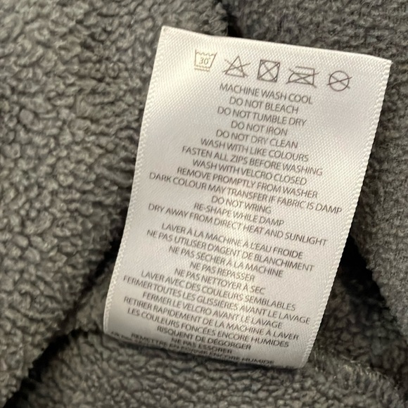 Bench size youth 11-12 years Gray Fleece zip sweater / light Jacket - Picture 6 of 16